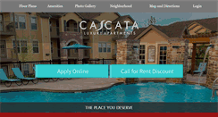 Desktop Screenshot of cascataapartmentstulsa.com